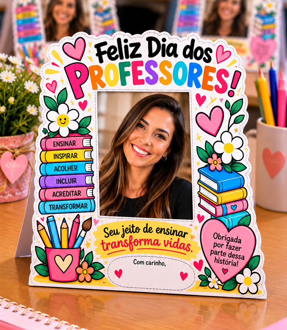 PORTA-RETRATO DIA DOS PROFESSORES